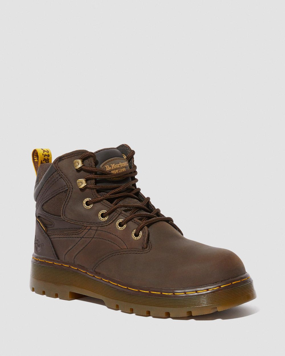 Dr Martens Plenum Waterproof Steel Toe Pracovné Topánky Damske ( Tmavo Hnede ) SK 569-YGFPZM